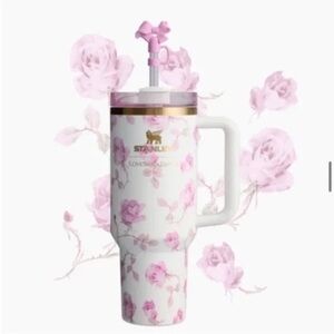 The Stanley x LoveShackFancy Quencher | 40 OZ - Ribbon Rosa